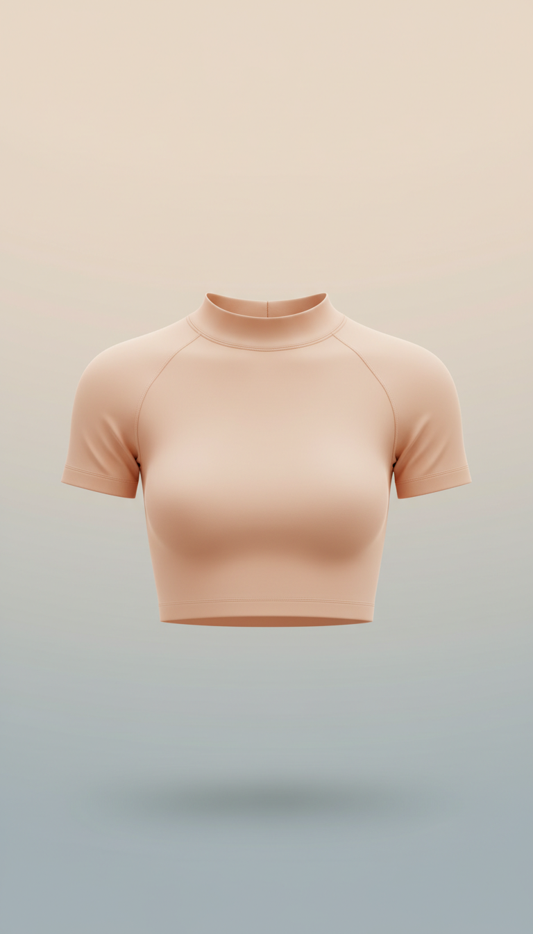 Crop top ligero con soporte
