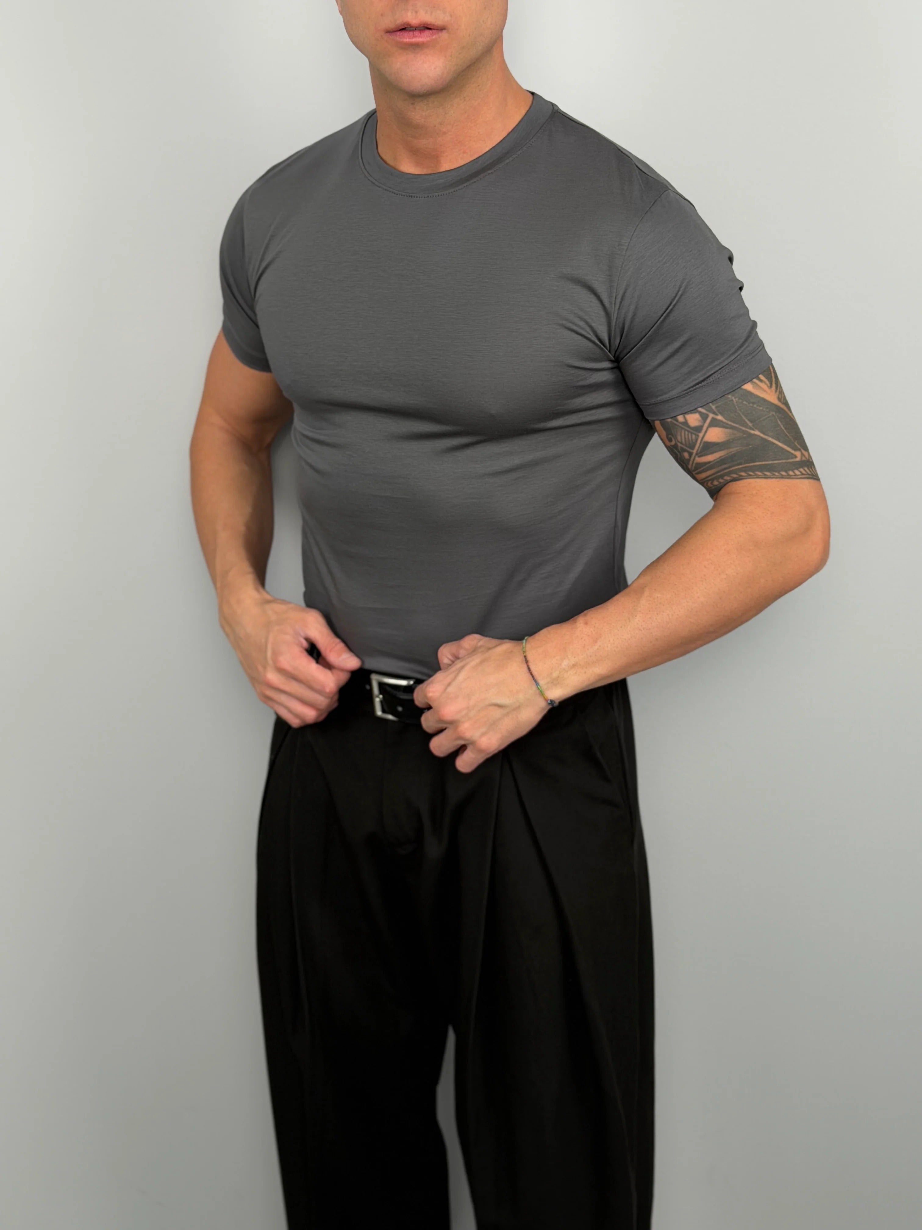 Camiseta Slim de algodon