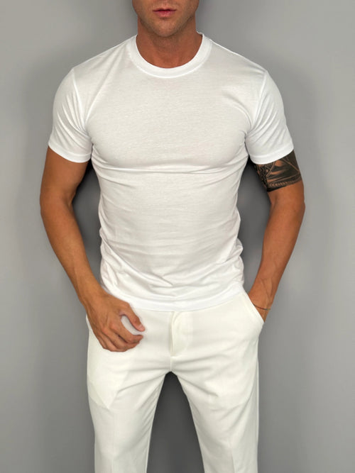 Camiseta Slim de algodon